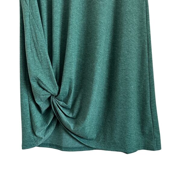 Locryz Green Knot Front‎ T-Shirt Dress | Size Small-NWT - Picture 3 of 6